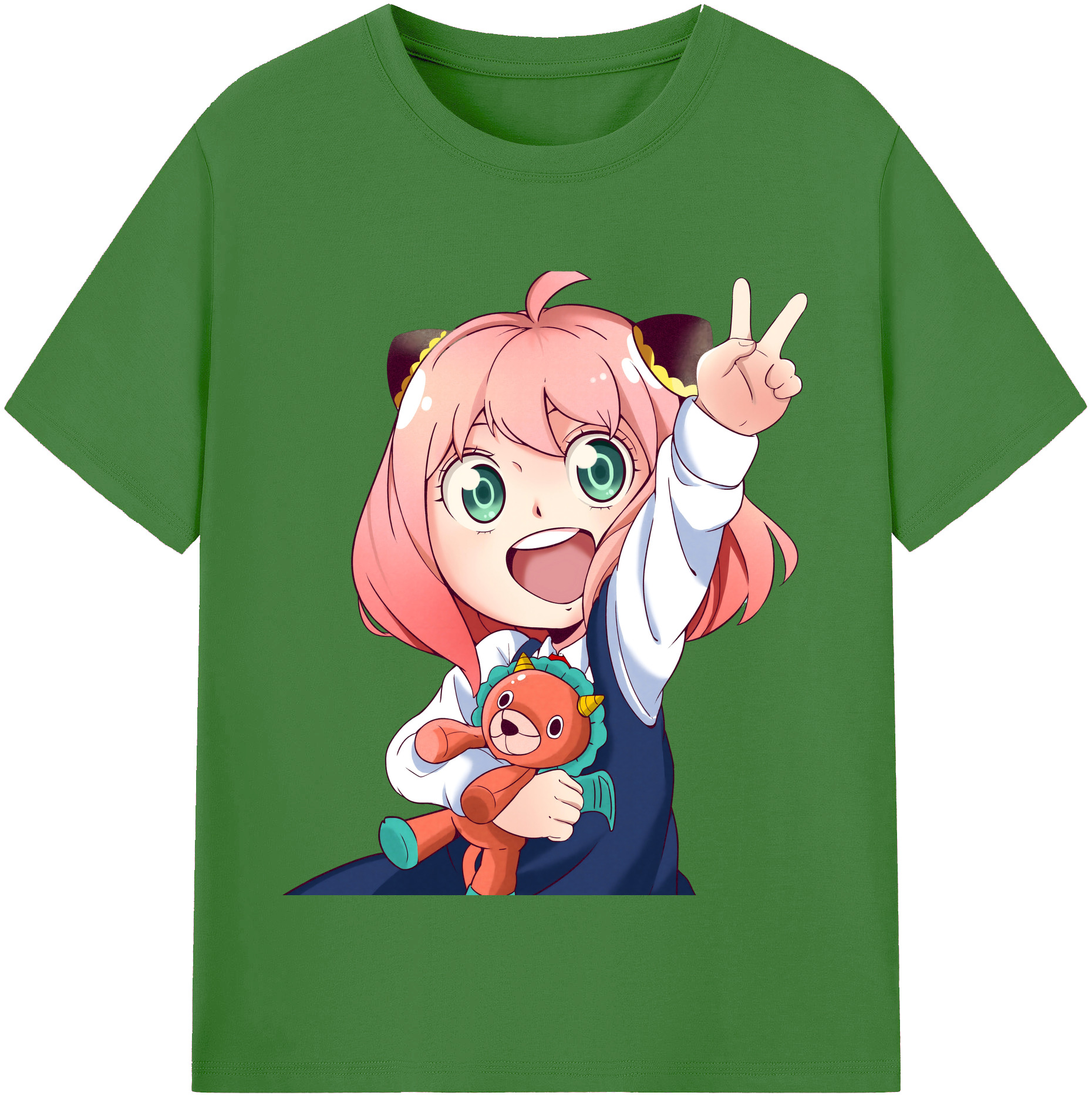 （画像用） SPY×FAMILY间谍家家酒 レディースカジュアルプリントTシャツ（綿100％）